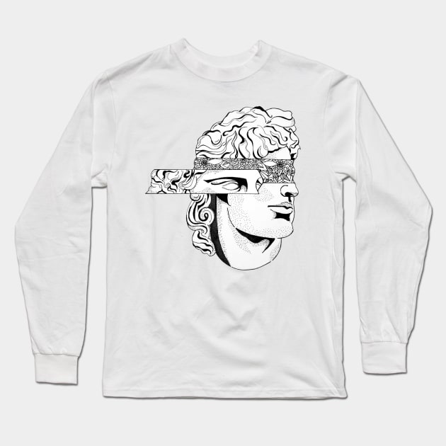 Greek Mandala Long Sleeve T-Shirt by Art by Rory 